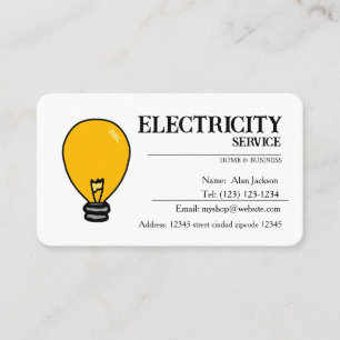 Cartes de visite SERVICES ÉLECTRIQUES