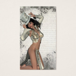 Cartes De Visite Shogirl en argent
