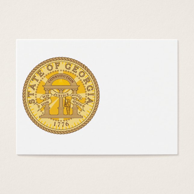 Cartes De Visite SIGNE DE Géorgie (Devant)