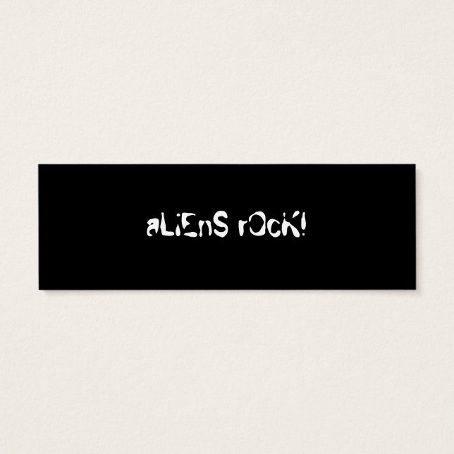 CARTES DE VISITE SIGNET ALIEN ! (Dos)