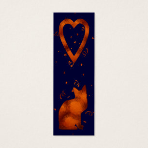 Cartes De Visite signet amoureux des chats