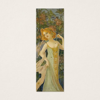 Cartes De Visite Signet Art nouveau femme