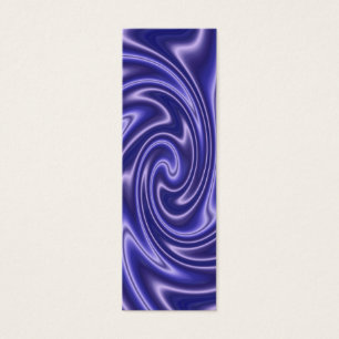 Cartes De Visite signet bleu de satin