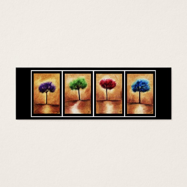 Cartes De Visite Signet Cotton Candy Trees (Devant)