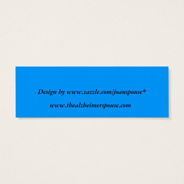 Cartes De Visite Signet coucher de soleil (Dos)