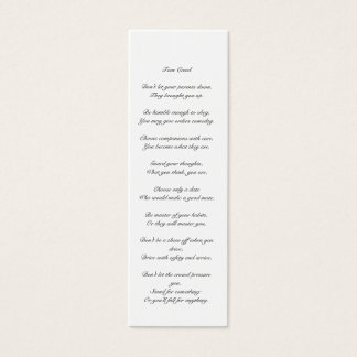 Cartes De Visite signet Creed Ado