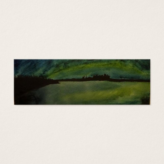 Cartes De Visite Signet d'art aquarelle (Devant)
