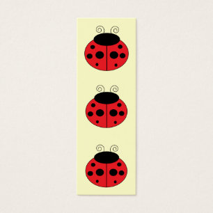 Cartes De Visite Signet de coccinelle