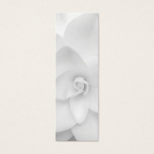 Cartes De Visite Signet de fleur blanche