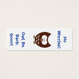 Cartes De Visite Signet de hibou !