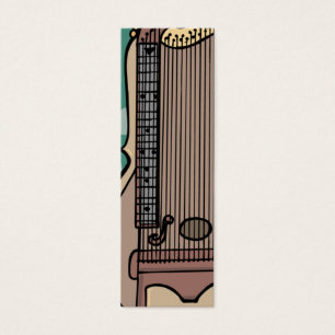 Cartes De Visite signet de la harpe de cithare