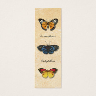 Cartes De Visite Signet de Les Papillons