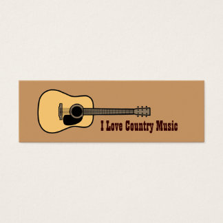 Cartes De Visite Signet de musique country