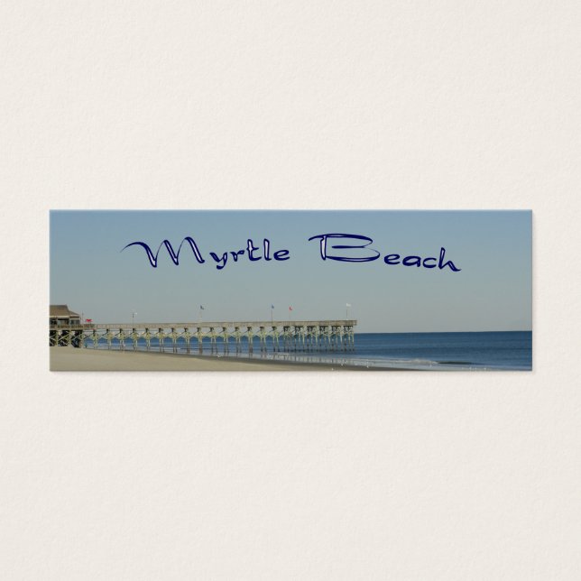 Cartes De Visite Signet de Myrtle Beach (Devant)