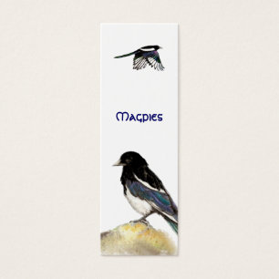 Cartes De Visite Signet de pies pour des fans d'oiseau