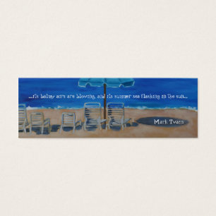 Cartes De Visite Signet de plage