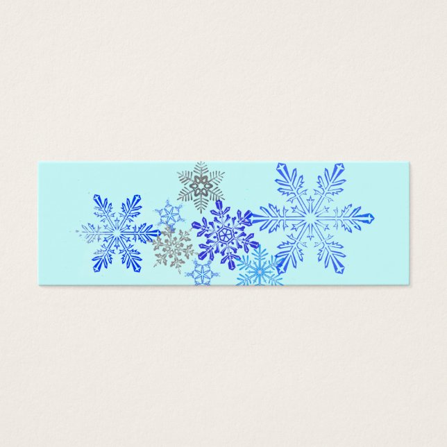 Cartes De Visite Signet de snowflakes (Devant)