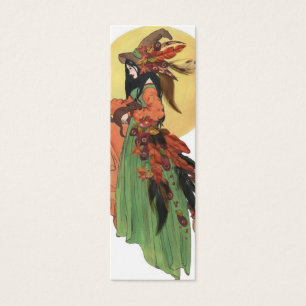 Cartes De Visite Signet de sorcière de Halloween