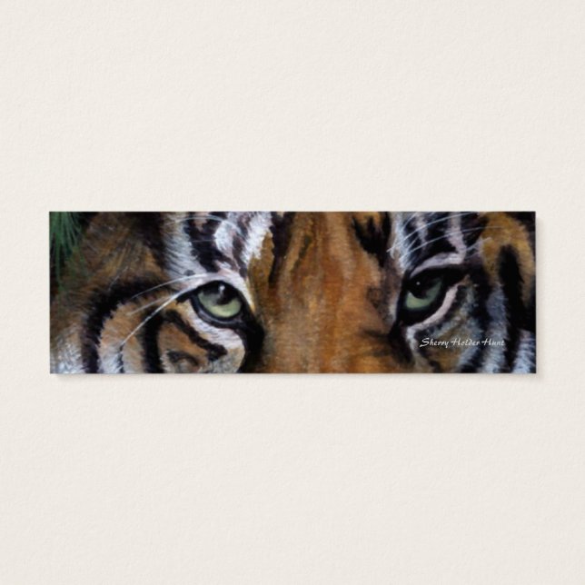 Cartes De Visite Signet de tigre, Sauvez ma place (Dos)