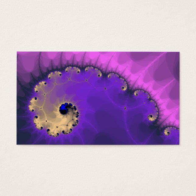 Cartes De Visite Signet des vagues côtières (Devant)