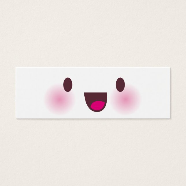 Cartes De Visite Signet face Kawaii (Devant)