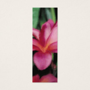 Cartes De Visite Signet floral tropical hawaïen
