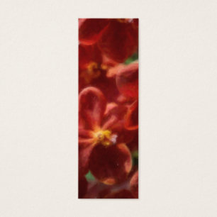 Cartes De Visite Signet floral tropical hawaïen
