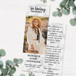 Cartes De Visite Signet funéraire en marbre