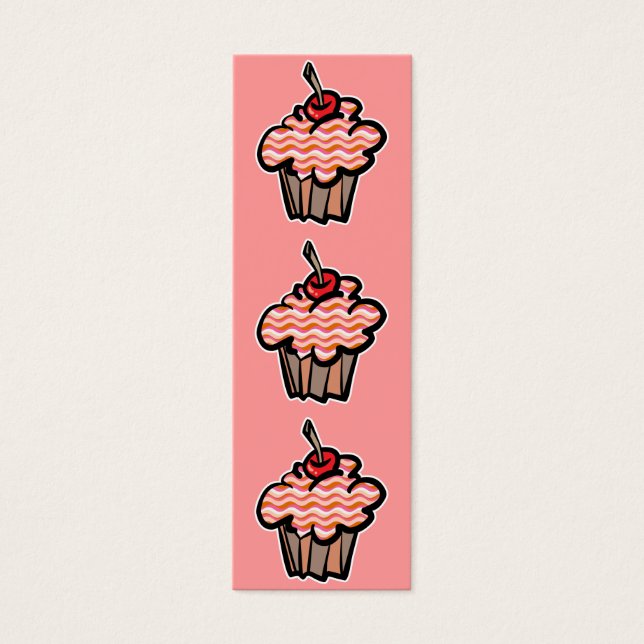 Cartes De Visite signet gâteau ondulé (Devant)