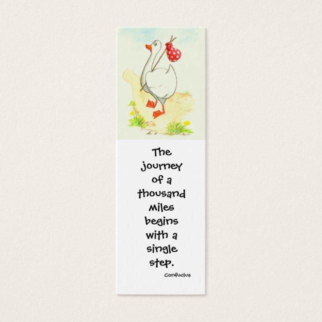 Cartes De Visite signet inspirant 'Goose' (Devant)