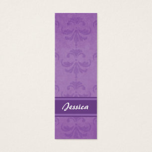 Cartes De Visite Signet lilas de damassé