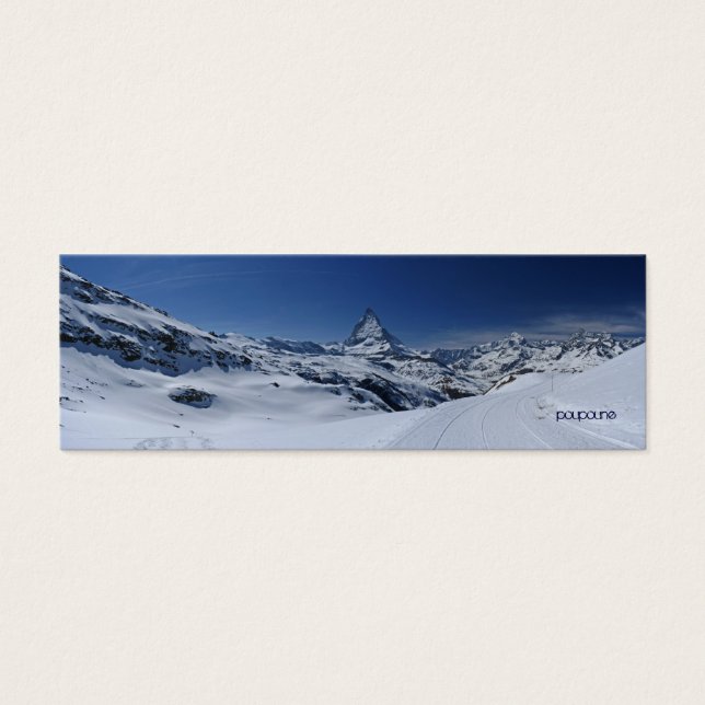 Cartes De Visite Signet Matterhorn (Devant)
