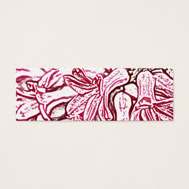 Cartes De Visite Signet modifié Hyacinth (Devant)
