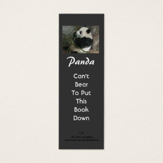 Cartes De Visite Signet Panda