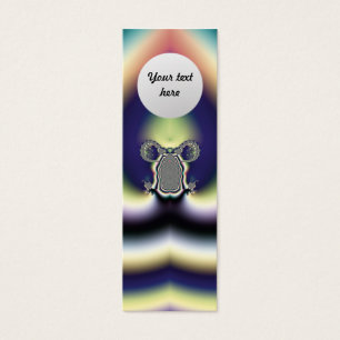 Cartes De Visite Signet personnalisé Cœur Psychedelique