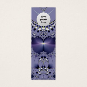 Cartes De Visite Signet personnalisé Fleur Violette