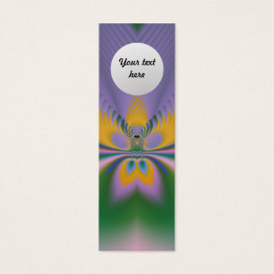 Cartes De Visite Signet personnalisé Lotus Violet