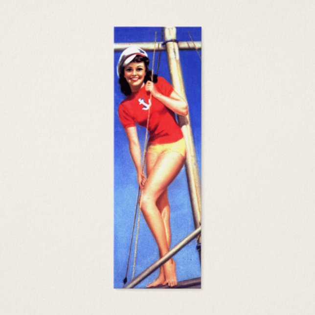 Cartes De Visite Signet Pinup (Devant)
