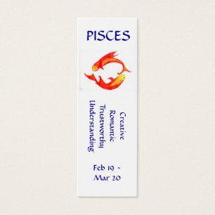 Cartes De Visite Signet Pisces