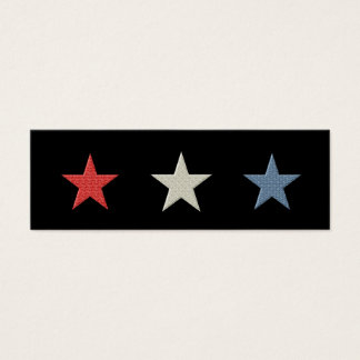 Cartes De Visite Signet Red White et Blue Stars