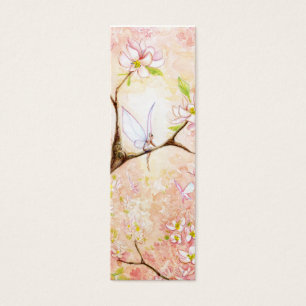 Cartes De Visite Signet rose de vue de fleur