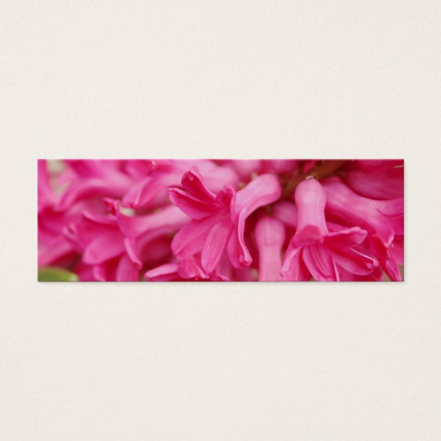 Cartes De Visite Signet rose Hyacinth (Devant)