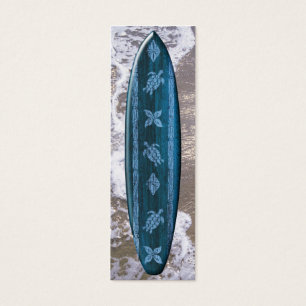 Cartes De Visite Signet Samoan de planche de surf de Tapa