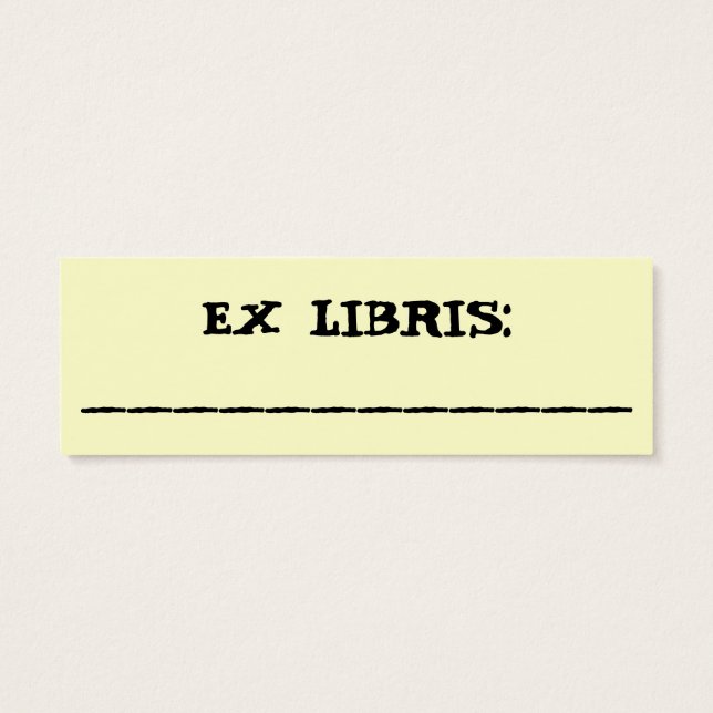 Cartes De Visite Signet Seein' Stripes (Dos)