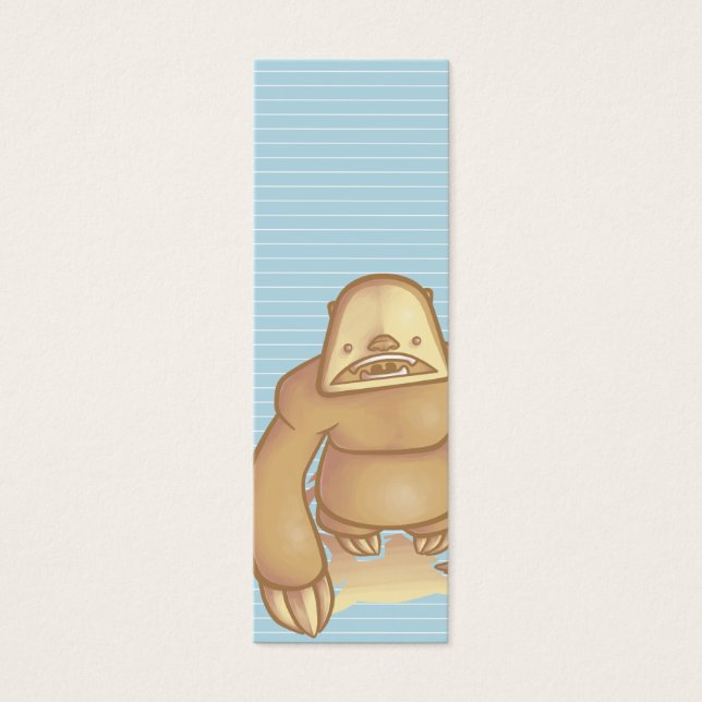 Cartes De Visite Signet Silly Sloth (Devant)