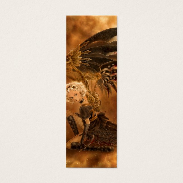 Cartes De Visite Signet Steampunk Dark Angel (Devant)