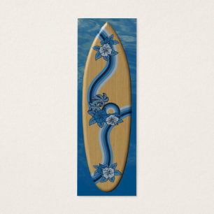 Cartes De Visite Signet surfant de planche de surf de safari