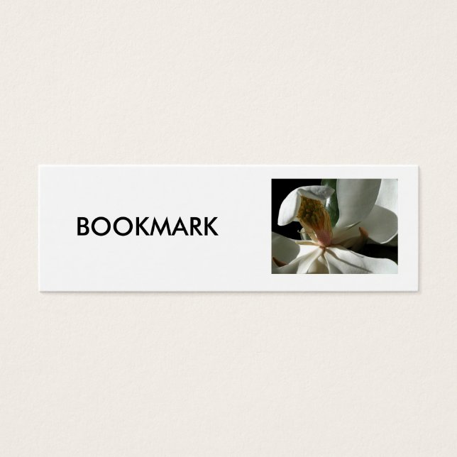 Cartes De Visite SIGNET, "The Secret Magnolia" (Devant)