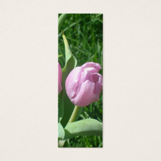 Cartes De Visite Signet Tulipes roses