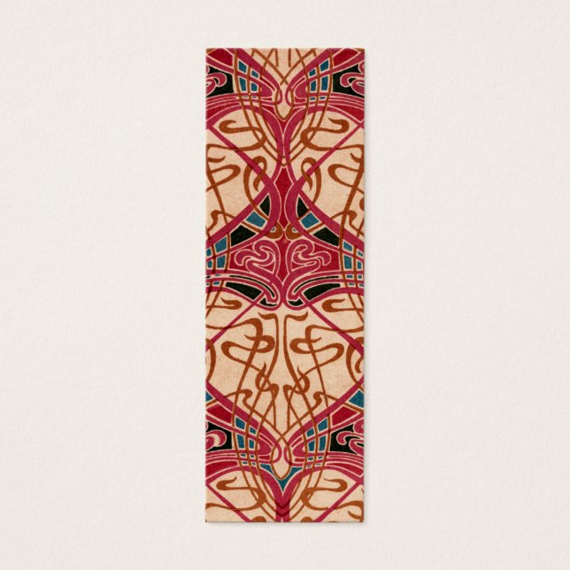 Cartes De Visite Signet vintage Red Design (Devant)